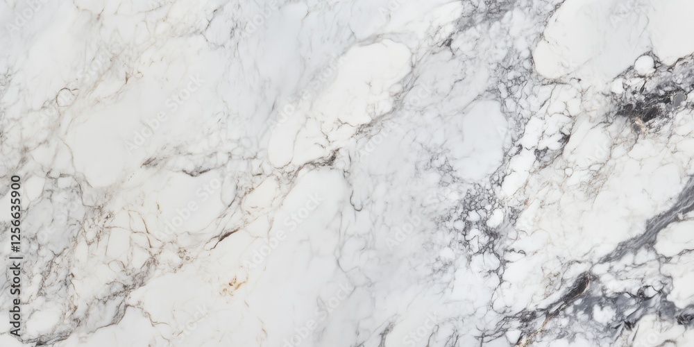Elegant natural white marble texture with intricate gray veining pattern Elegant natural white marble texture with intricate gray veining pattern