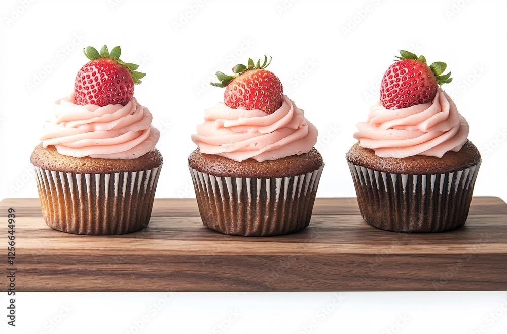 cupcakes on white background cupcakes on white background
