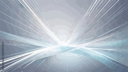 Abstract energy beam: A vibrant, high-energy artwork of streaks radiating outward, capturing the essence of speed and digital creativity.