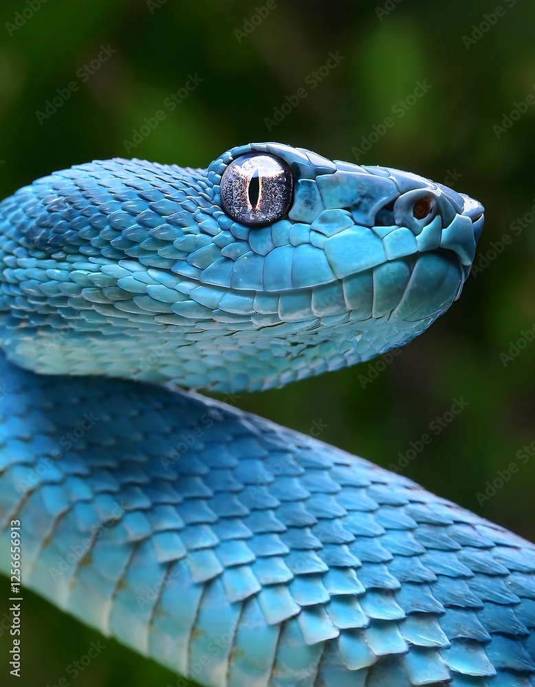 close up of side view python close up of side view python