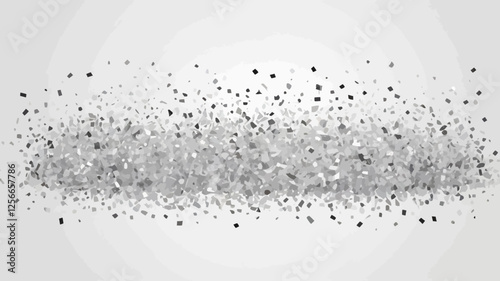 Abstract Glitter Shower: A stunning visual representation of sparkling confetti shower in abstract. Ideal for conveying feelings like festivity and celebration.