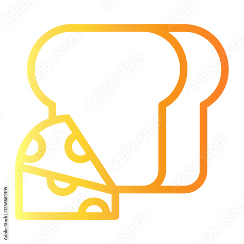 bakery Line Gradient Icon