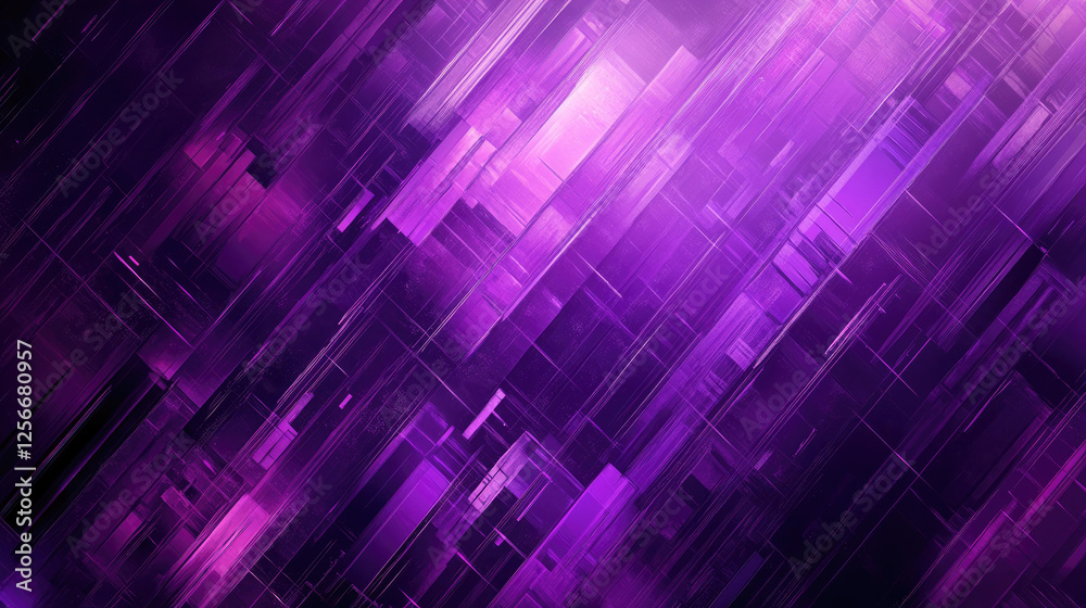 Abstract Purple Geometric Background with Diagonal Lines and Intersecting Shapes Abstract Purple Geometric Background with Diagonal Lines and Intersecting Shapes