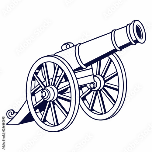 Cannon vector icon