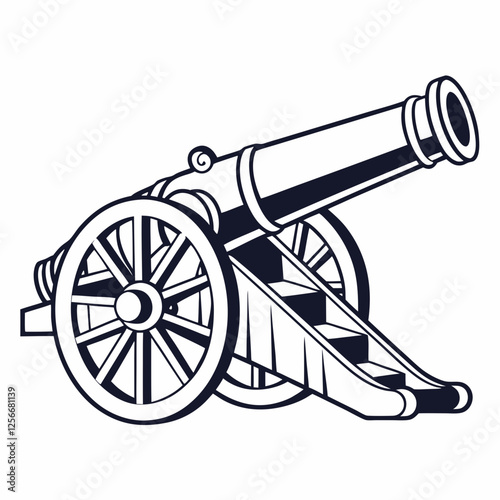 Cannon vector icon