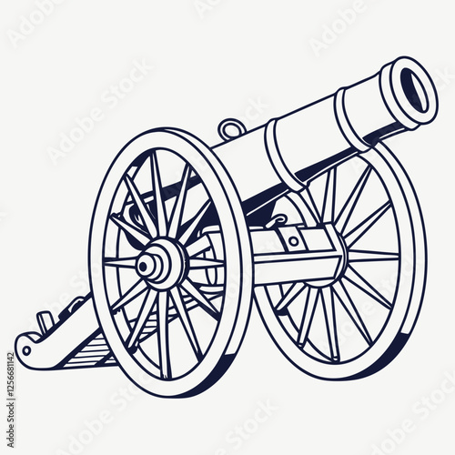 Cannon vector icon
