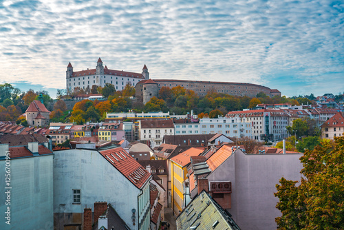 Photography view of the old town of Bratislava