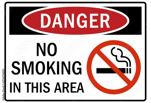 No smoking sign no smoking in this area