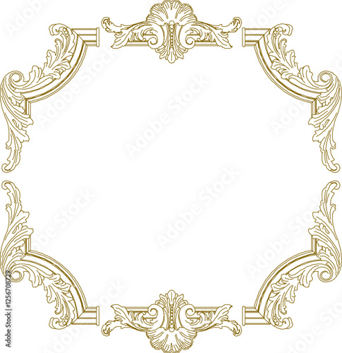 vector illustration sketch design decorative ornament carving decoration for classic ethnic vintage home interior