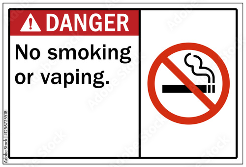 No smoking sign no smoking or vaping