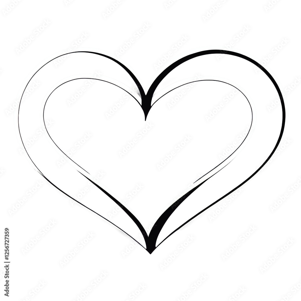 Minimalist Thin Black Line Heart Icon - Transparent PNG for Versatile Graphic Design and Creative Projects, Ideal for Websites, Social Media, and Digital Content Minimalist Thin Black Line Heart Icon - Transparent PNG for Versatile Graphic Design and Creative Projects, Ideal for Websites, Social Media, and Digital Content