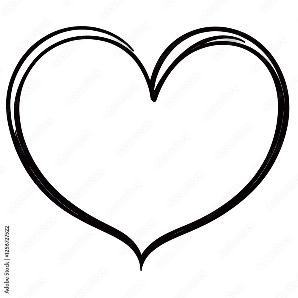 Minimalist Thin Black Line Heart Icon - Transparent PNG for Versatile Graphic Design and Creative Projects, Ideal for Websites, Social Media, and Digital Content Minimalist Thin Black Line Heart Icon - Transparent PNG for Versatile Graphic Design and Creative Projects, Ideal for Websites, Social Media, and Digital Content