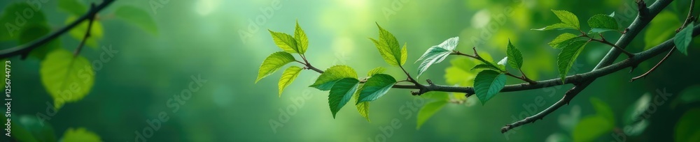 Clematis virginiana stems wrapped around a branch in fog, greenery, leafy branches, foliage Clematis virginiana stems wrapped around a branch in fog, greenery, leafy branches, foliage
