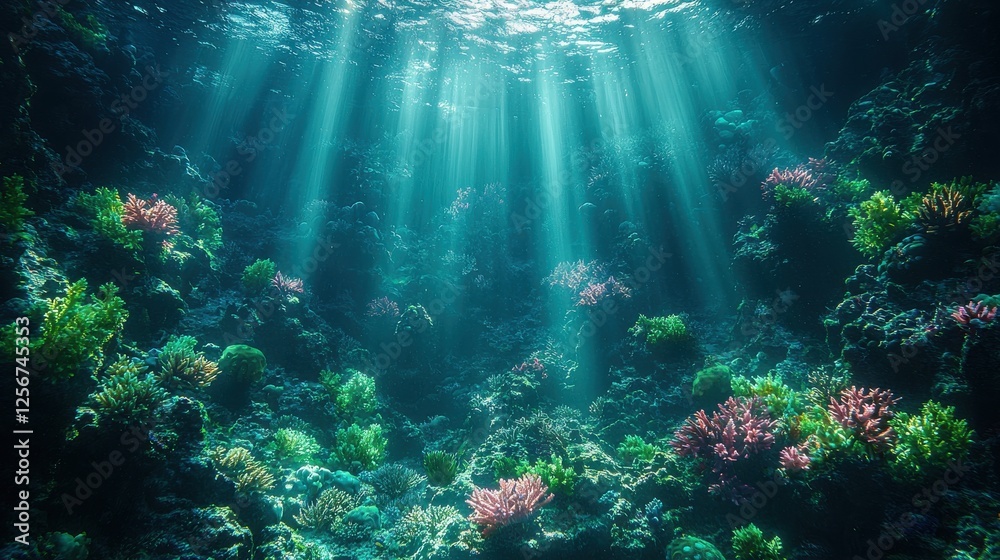 Obraz premium Sublime Underwater Coral Reefs