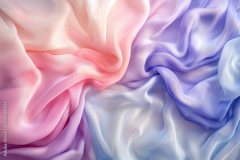 Fototapeta premium Soft pastel fabric in dreamy hues