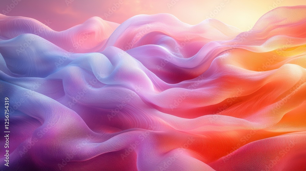 Fototapeta premium Abstract Colorful Fabric Design