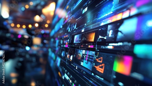 Futuristic Tech Interface: A Glimpse into Digital Worlds