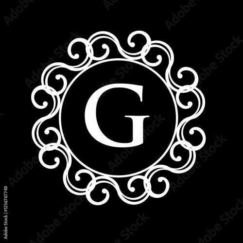 golden font symbol