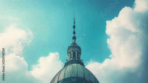 Mole Antonelliana, its majestic spire reaching into the blue sky, standing as a symbol of Turin's rich history and architecture
