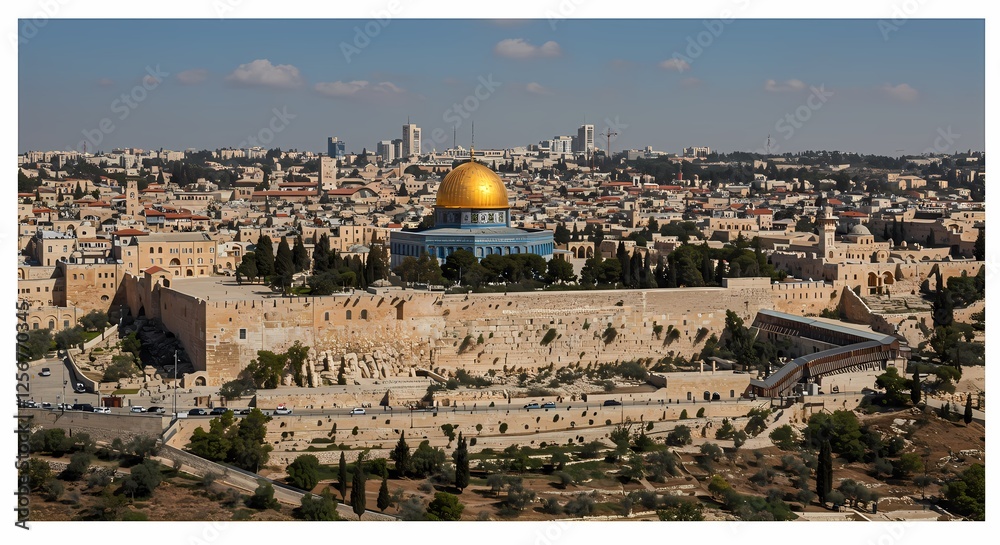 Fototapeta premium dome of the rock in jerusalem