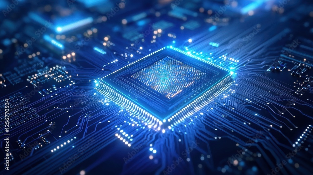 Quantum Chip Glowing under Holographic Data Project Quantum Chip Glowing under Holographic Data Project