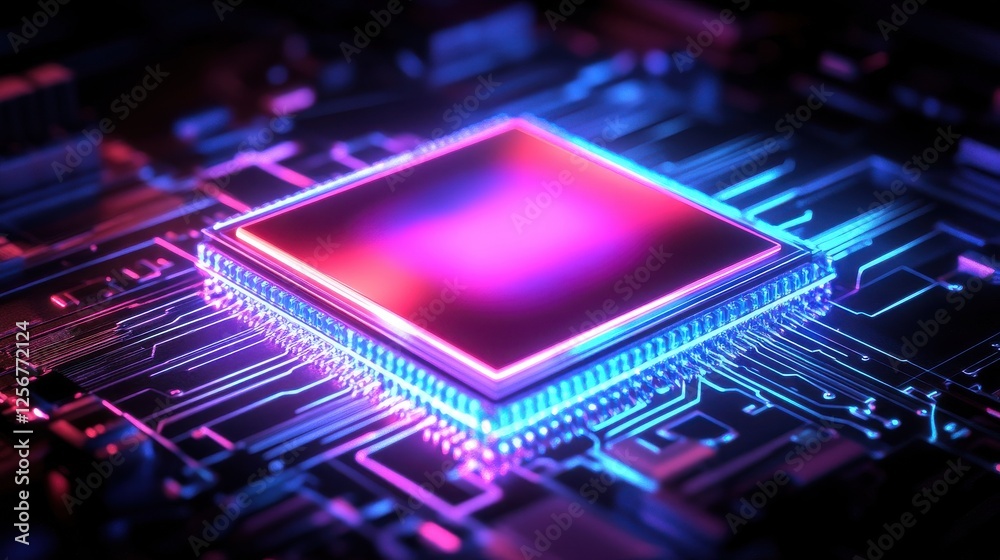 Quantum Processor Glowing with Holographic Binary Quantum Processor Glowing with Holographic Binary