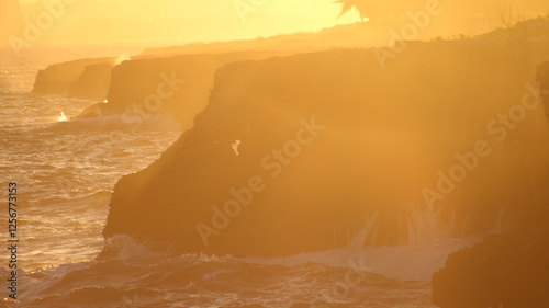 Fototapeta Naklejka Na Ścianę i Meble -  sunset over the sea
