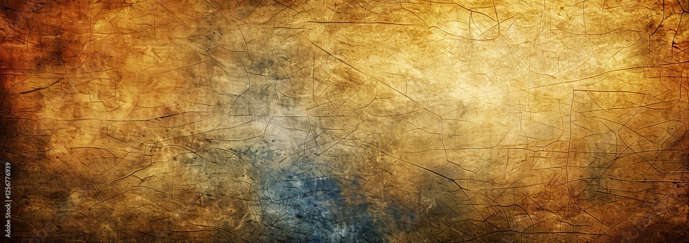 Fototapeta premium Distressed Vintage Texture With Cracked Paint. Old-World Charm For Backgrounds And Design Elements.