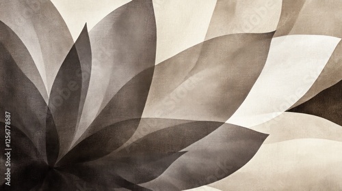 Sepia floral abstract art background design