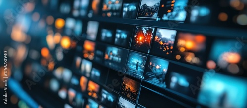 Digital Photography Showcase: A myriad of captivating images displayed in a grid format, showcasing diverse scenes and photography styles.