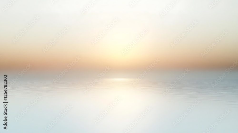Obraz premium Peaceful Sunrise/Sunset Reflection Over Calm Water