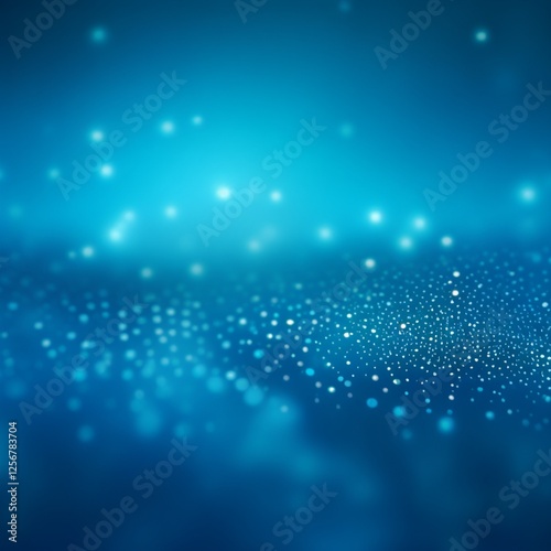abstract blue background with bokeh