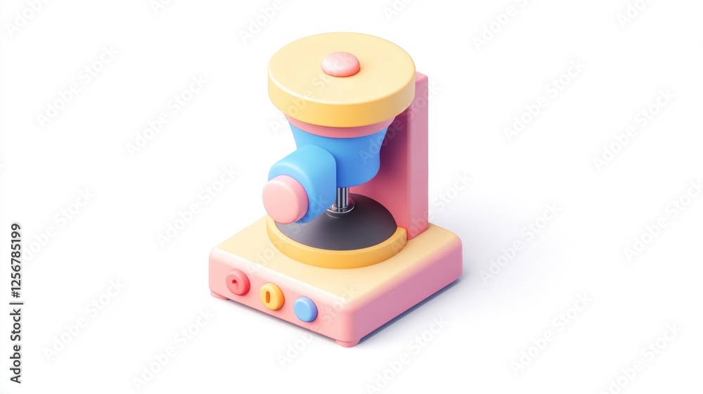 Pastel stand mixer, kitchen appliance, white background, baking Pastel stand mixer, kitchen appliance, white background, baking