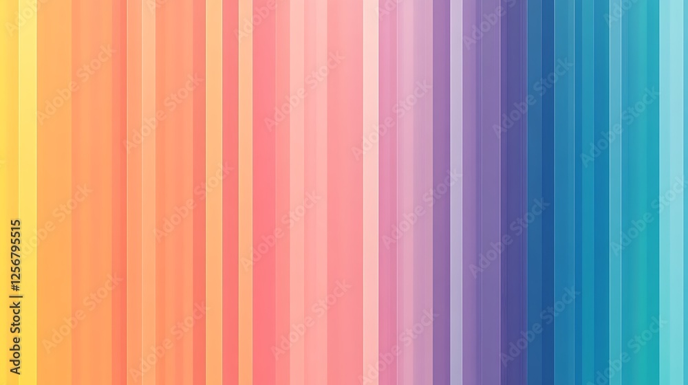 Obraz premium Abstract Colorful Vertical Stripes Gradient Background