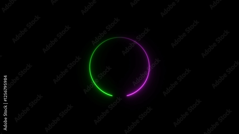 abstract circle loading icon illustretion black background. abstract circle loading icon illustretion black background.