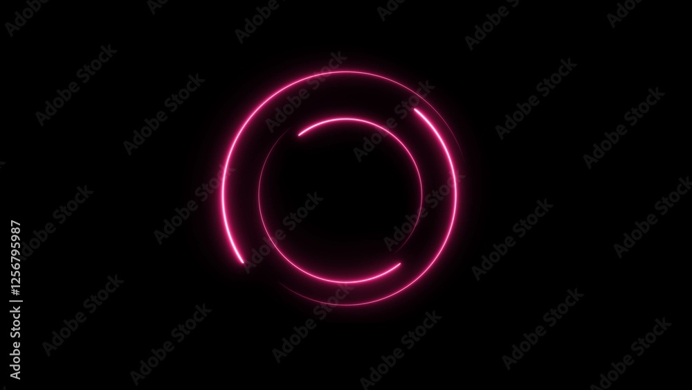 abstract circle loading icon illustretion black background. abstract circle loading icon illustretion black background.