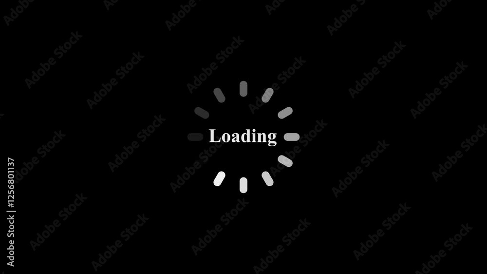 simple dot circle loading animation concept ,simple load for waiting animation