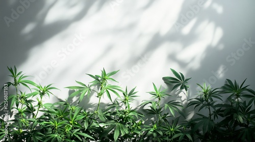 A Vibrant Green Plant Thriving from a Weathered Wall Surrounded by Cracked Texture and Earthy Tones Evoking a Sense of Resilience and Natural Beauty in Urban Environment