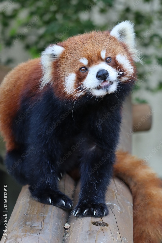 Naklejka premium レッサーパンダ