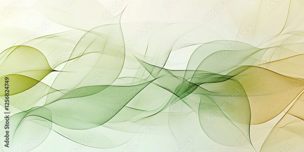 Obraz premium calm green wave background texture