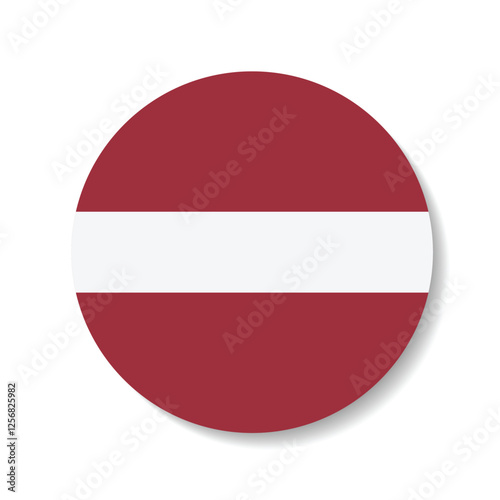 Free Download Latvia circle flag logo icon digital vector illustration - GFXLoad