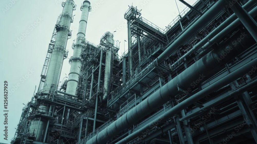 Massive Industrial Complex: A Stunning View of Modern Engineering Massive Industrial Complex: A Stunning View of Modern Engineering