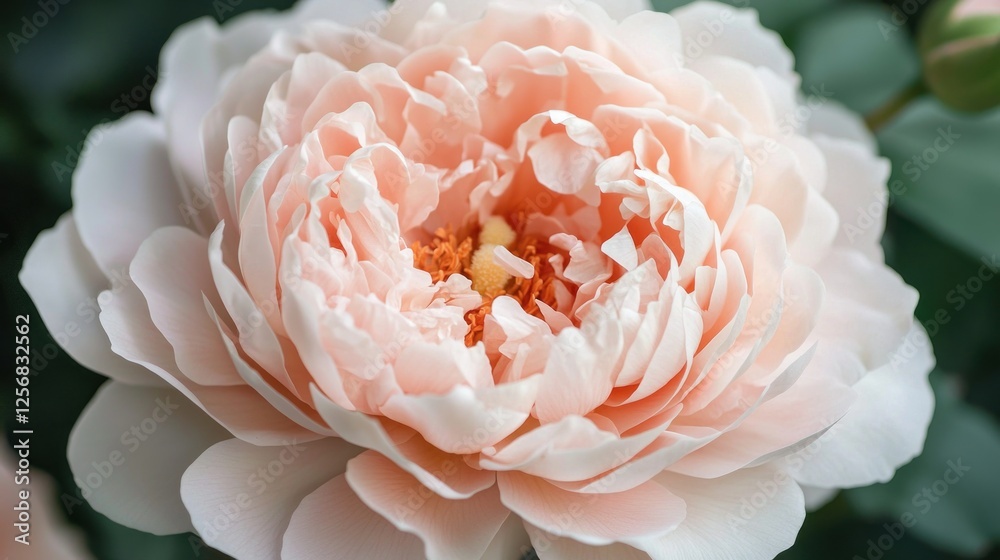 Peach Rose Close-Up: Delicate Petals and Soft Hues Peach Rose Close-Up: Delicate Petals and Soft Hues
