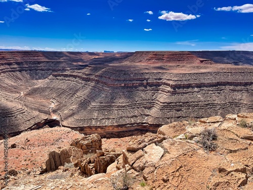 Spring Day at Goosenecks State Park in Utah. photo