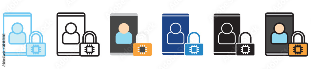 Privacy multi-style icon, outline, flat, glyph, dual tone, line color. use for UI, UX, app and web development, digital or print. for digital industry, education, technology. Privacy multi-style icon, outline, flat, glyph, dual tone, line color. use for UI, UX, app and web development, digital or print. for digital industry, education, technology.