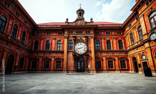 Architectural photography of the clock museum restored building in ploiesti city romania where hundreds of rare vintage clocks are to be found architecture photographyarchitecture city building urban 