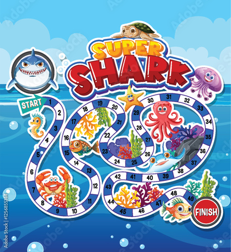 Underwater Adventure Board Game Design