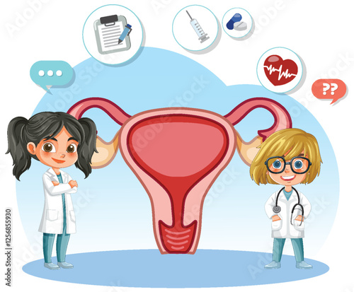 Healthcare Professionals Discussing Women's Health