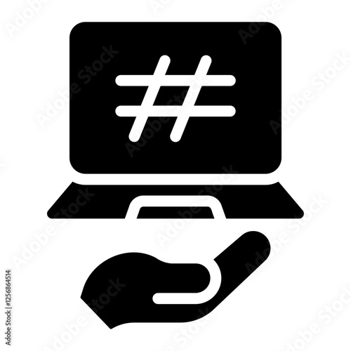 hastag Solid icon
