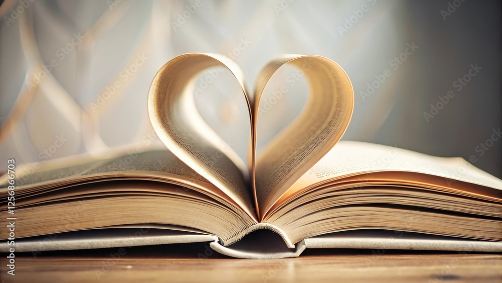 Heart shape formed by book pages, heart shape, relationships, heart shape, relationships, book pages, snugness, literature Heart shape formed by book pages, heart shape, relationships, heart shape, relationships, book pages, snugness, literature